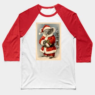 Santa Koala Baseball T-Shirt